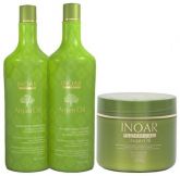 Inoar Argan Oil Hidratação de Salão - Kit 3