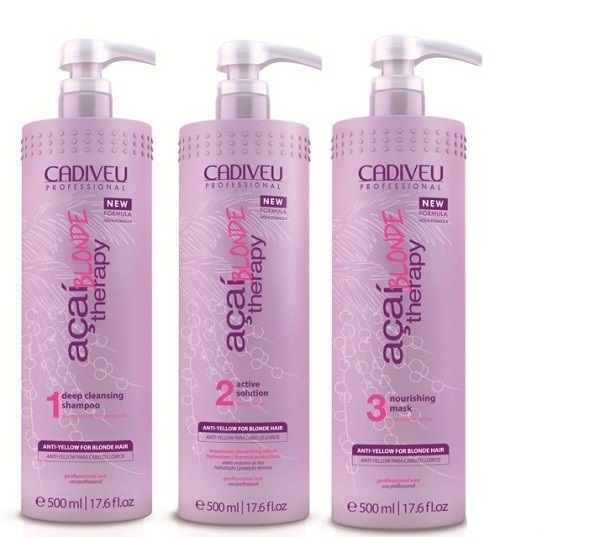 Cadiveu Açai Therapy Escova Progressiva Sem Formol - Kit 3x5