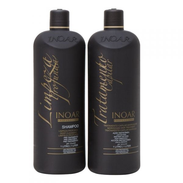 Inoar Escova Progressiva Marroquina - Kit 2x1000ml